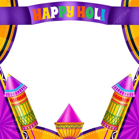 Holi Festival Hd Transparent Indian Holi Festival Transparent Border