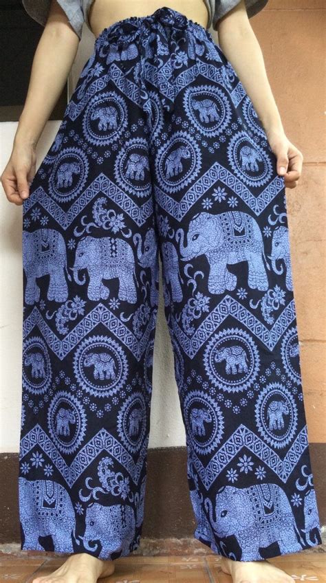 กางเกงขายาวผู้หญิงแฟชั่น กางเกงขายาวผู้หญิง กางเกงสาวอวบ Elephant Pants