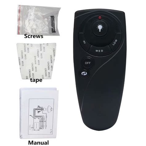 New Wireless Remote Replacement Uc7083t For Hampton Bay Ceiling Fan