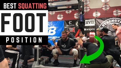 Best Squatting Foot Position Youtube