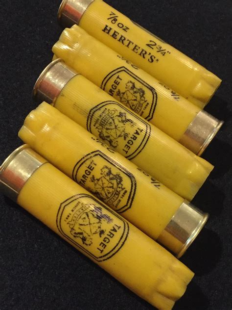 Yellow Shotgun Shells 20 Gauge Golden Yellow Hulls Once Fired Spent He