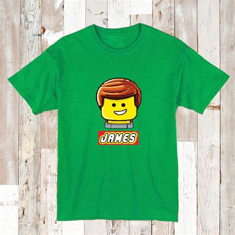 Lego Custom T Shirt For Boys Tee Tees Shirts Custom Tees Kids