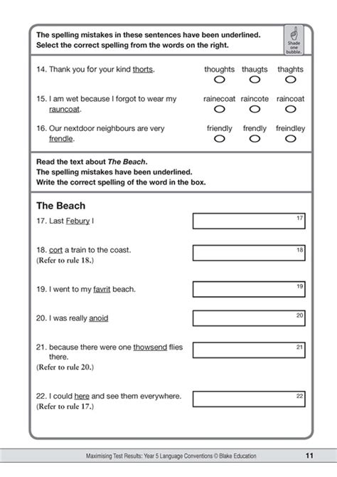 Sample questions and answers for ielts speaking exam. Maximising Test Results - NAPLAN*-Style Literacy: Year 5 - Language Conventions - Blake ...
