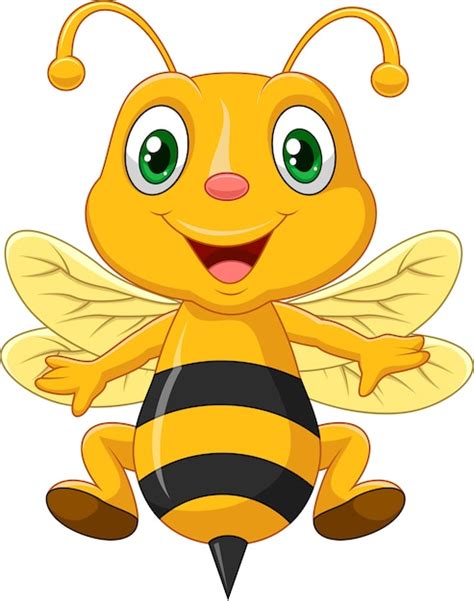 Premium Vector Cartoon Adorable Bees