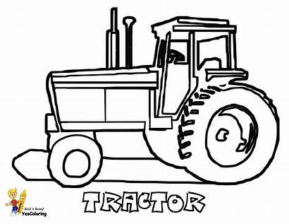 Tractor Coloring Pages Farm Tractors Printable Boys