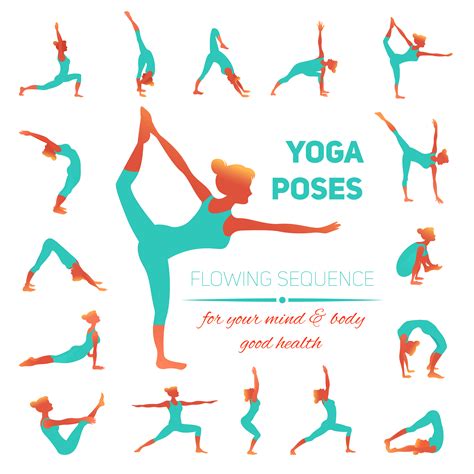 Yoga Poses Icons 459063 Vector Art At Vecteezy