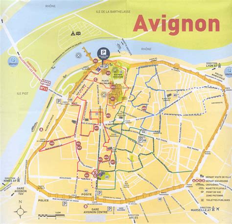 Centro Histórico De Avignon Património Unesco Em França Dobrar