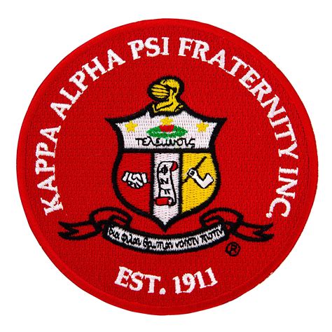 Buy Kappa Alpha Psi Fraternity Seal Embroidered Appliqué Patch Sew Or