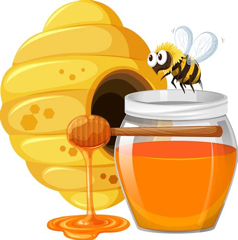 Download Graphic Free Download Honey Cartoon With Transprent Bee Png