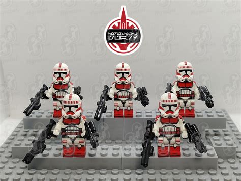 Star Wars Coruscant Guard Clone Shock Trooper Custom Minifigures Squad