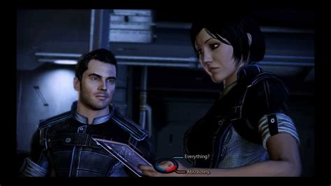 Mass Effect 3 Femshep And Kaidan Romance Scene Part 1 Youtube