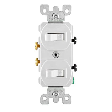Leviton Combination Switch And Outlet Or Dual Switches