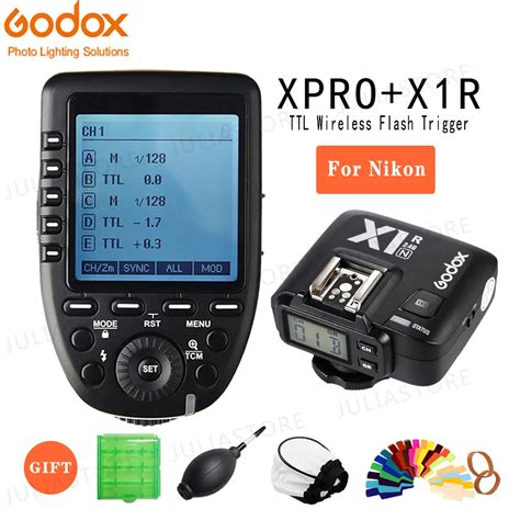 godox xpro n i ttl ii 2 4g x system wireless control remote trigger with x1r n controller