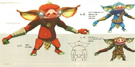 Official Concept Artwork For Bokoblin From The Legend Of Zelda Breath