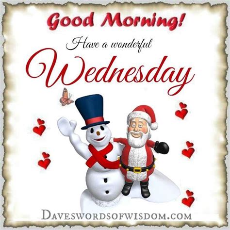 Christmas Good Morning Wednesday Good Morning Christmas Happy