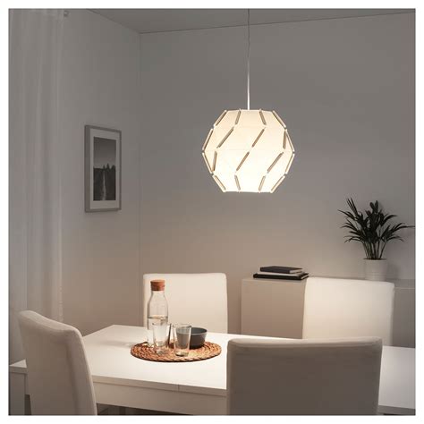 The nordrana is so versatile — use it in the bathroom to hold small towels and shampoo, hang it in a utility closet to store cleaning supplies, hang it inside a coat closet to house hats, mittens and scarves. SJÖPENNA Pendant lamp - round 14 " | Pendant lamp, White ...