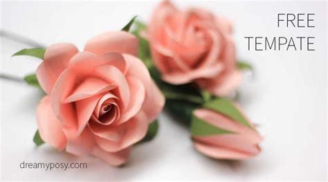 10 Tutorials To Make Paper Rose Free Templates Step By Step