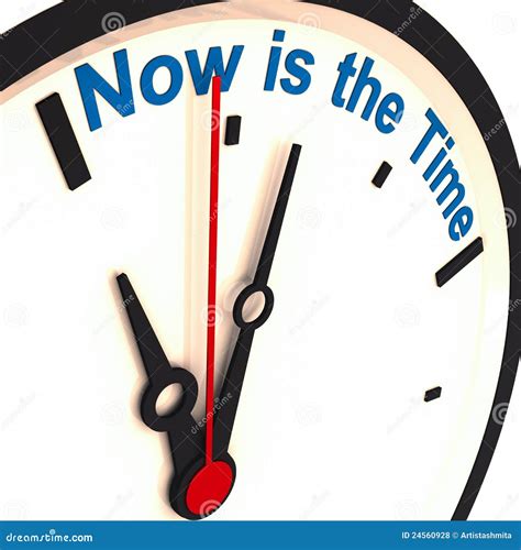 Now Is The Time Stock Illustration Illustration Of Manage 24560928