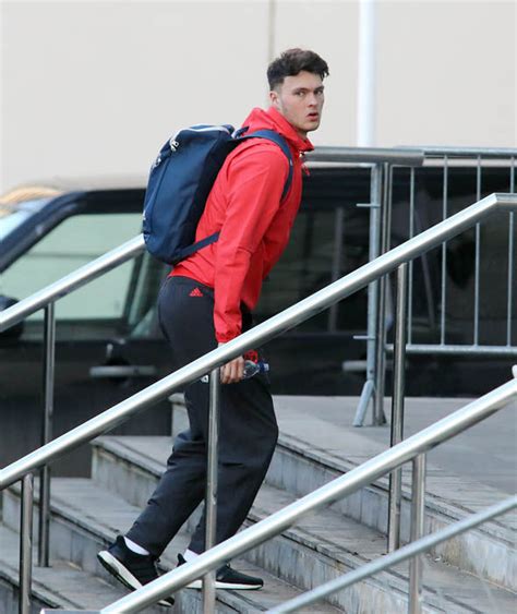 Kieran Ohara Manchester United Arrive At The Lowry Hotel Ahead Of