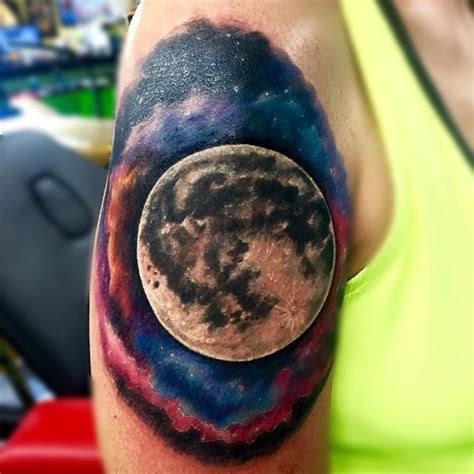 Full Moon Tattoo On Shoulder Best Tattoo Ideas Gallery