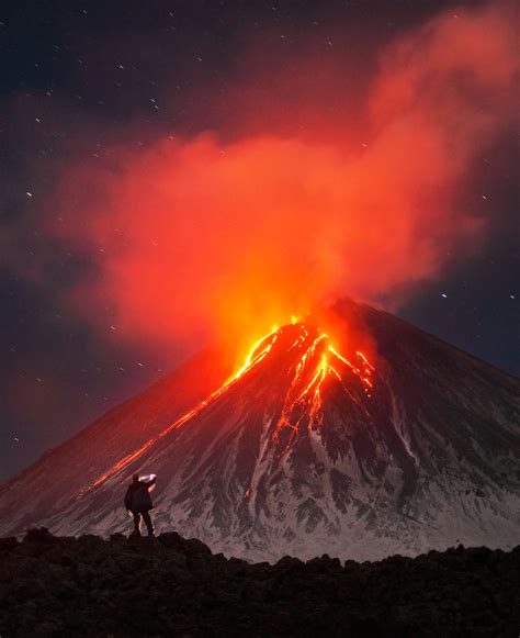 Klyuchevskaya Sopka Eruption Most Beautiful Picture