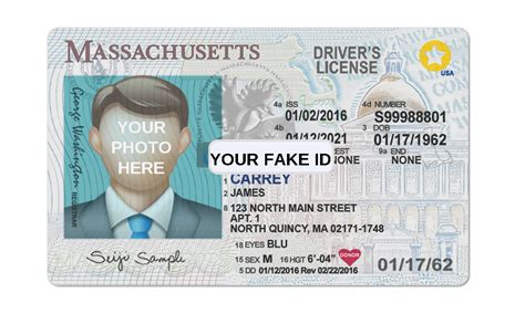 Massachusetts Fake Id Template Your Fake Id Templates
