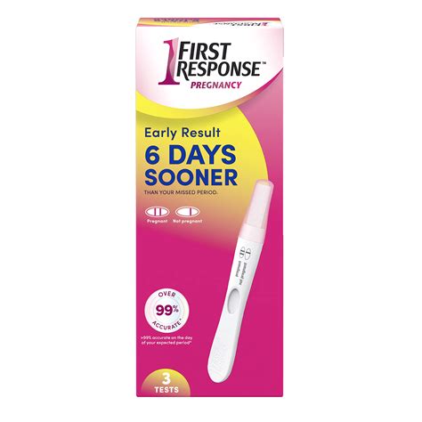 First Response Early Result Pregnancy Test 3 Count Pack Of 1 Packaging And Test Design May Vary