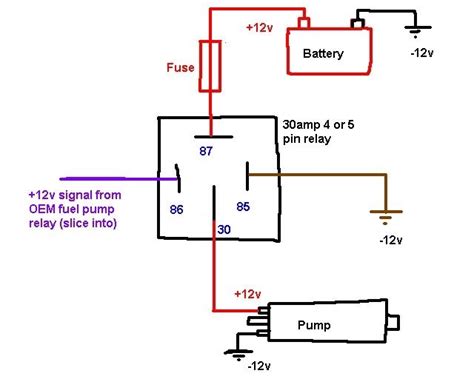 Most 12 volt relays operate accessories in a motor vehicle. Bosch Relay 12V 30A Wiring Diagram - Wiring Diagram And Schematic Diagram Images