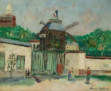 Le Moulin De La Galette By Maurice Utrillo French Art Famous Art