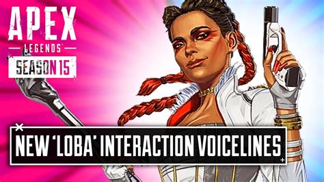 New Loba Interaction Voicelines Apex Legends Spellbound Event Youtube