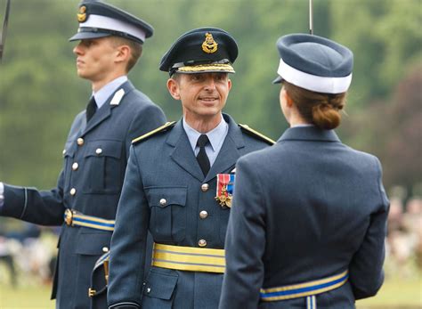 Officer Cadets Graduate From Royal Air Force Cranwell Near Grantham