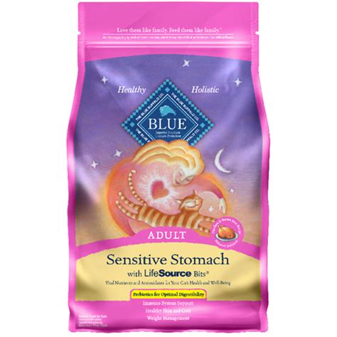 So while this ingredient may not be especially nutritious, it does have value in the food and is unlikely to cause major problems. Blue Buffalo Adult Cat Food Sensitive Stomach Chicken ...