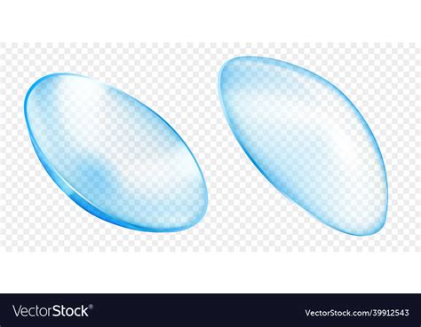 Realistic Contact Lenses Royalty Free Vector Image