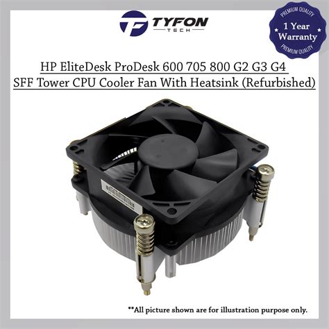 Hp Elitedesk Prodesk 600 705 800 G2 G3 G4 Sff Tower Cpu Cooler Fan With