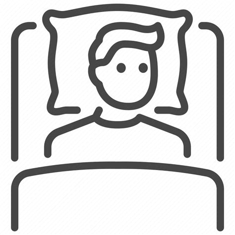 Sleeping Disorder Insomnia Person Bed Icon Download On Iconfinder