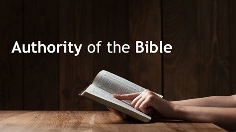 Authority Of The Bible Jump Into The Word