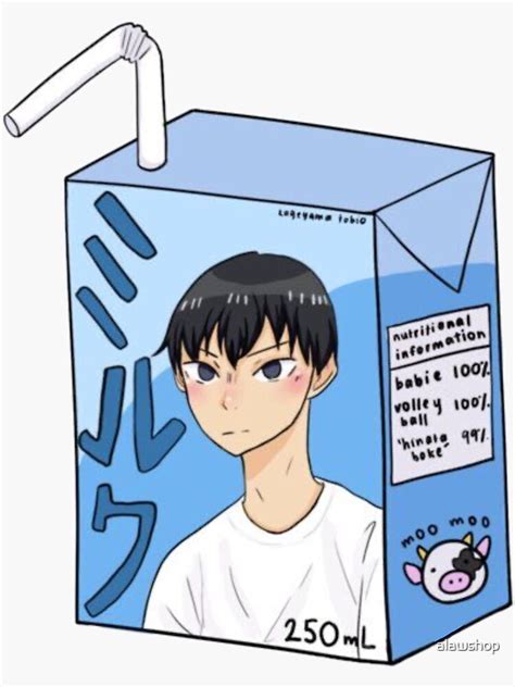 Anime Boy Japanese Juice Sticker For Sale By Alawshop Redbubble