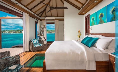 Overwater Bungalows And Villas In The Caribbean Sandals