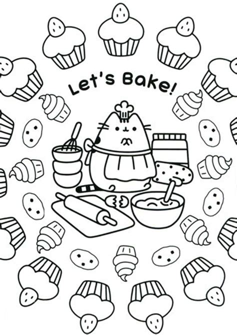 Printable Pusheen Coloring Pages Customize And Print
