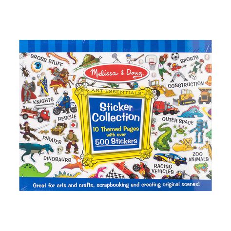 Melissa And Doug Sticker Collection Blue