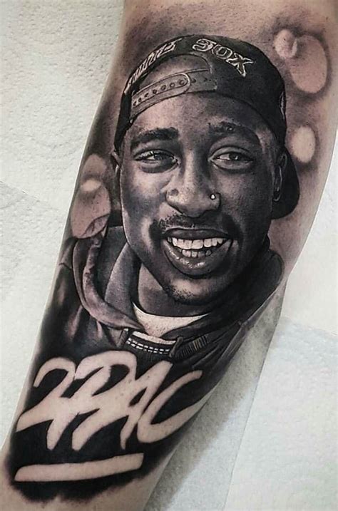 Tupac Arm Tattoos