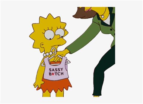 Sassy Simpsons And Bitch Image Lisa Simpson Sassy Bitch 500x518 Png Download Pngkit