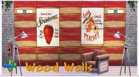Annett`s Sims 4 Welt Wood Walls • Sims 4 Downloads
