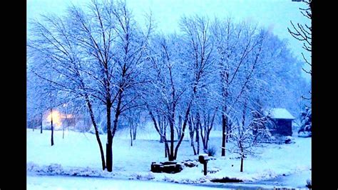 Beautiful Snow Scenes In Indiana Youtube