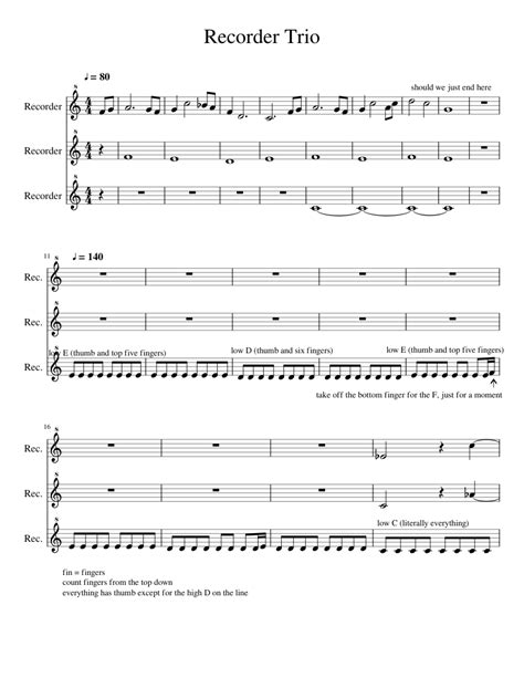 Record streaming audio using these free tools. Recorder Trio Sheet music for Recorder | Download free in PDF or MIDI | Musescore.com