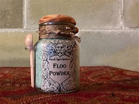 Floo Powder A Decorative Harry Potter Glass Jar Of Magical