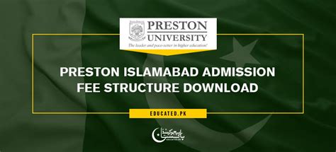 Preston University Islamabad Admission 2024 Last Date