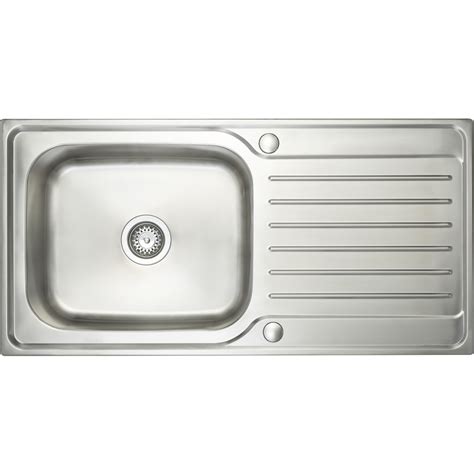 The single bowl kitchen sink on the site are spacious and made of distinct quality materials such as stainless steel, marble, granite and many more. Stainless Steel Single Bowl Kitchen Sink & Drainer 1000 x ...