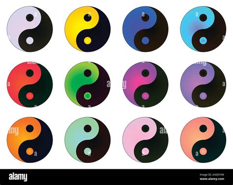 Ying And Yang Symbol Stock Vector Images Alamy