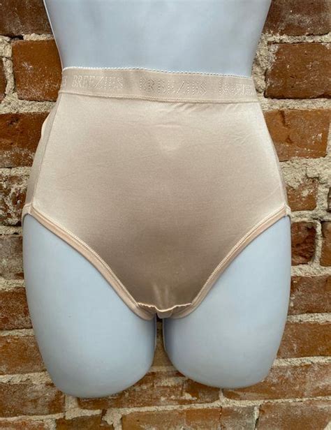 Breezies Light Nude Hi Cut Panties Nylon Microfiber Ultimair New Brief Ebay